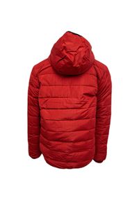 Kurtka męska DC Shoes Turner Puffer Hooded. Kolor: czerwony