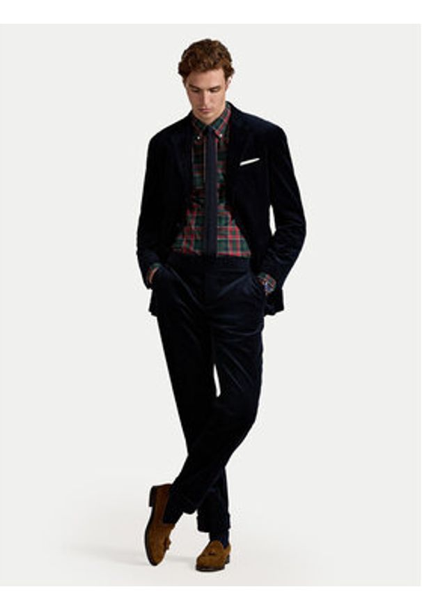 Polo Ralph Lauren Koszula 710953644008 Czerwony Custom Fit. Typ kołnierza: polo. Kolor: czerwony. Materiał: bawełna