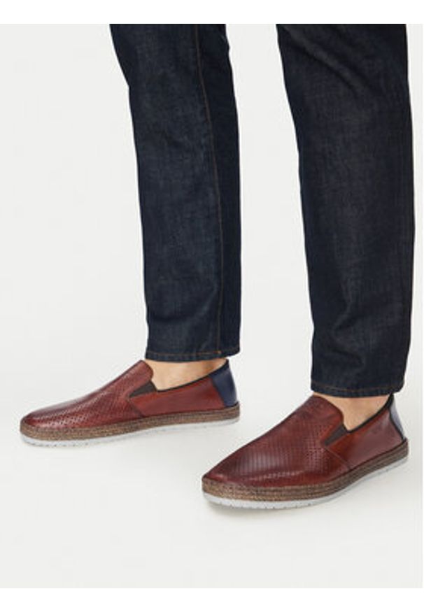 Rieker Półbuty B5279-24 Brązowy. Kolor: brązowy. Materiał: skóra