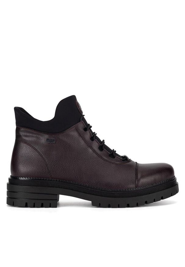 Rieker Trzewiki Y3163-35 Brązowy. Kolor: brązowy. Materiał: materiał