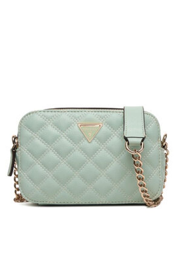 Guess Torebka Giully II HWBQ96 73140 Zielony. Kolor: zielony. Materiał: skórzane