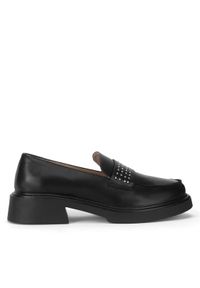 DeeZee Mokasyny HY60135-2 Czarny. Kolor: czarny. Materiał: skóra