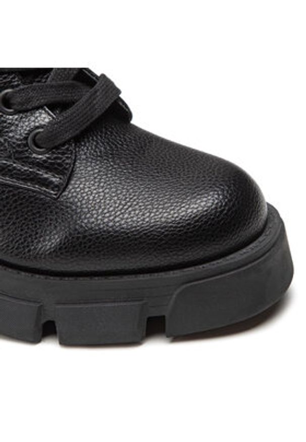 Guess Botki Madox FL8MDX ELE10 Czarny. Kolor: czarny. Materiał: skóra
