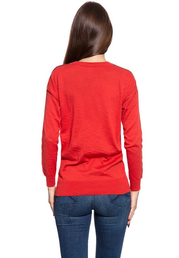 Mustang - DAMSKI LONGSLEEVE MUSTANG Camilla C Tape 1009122 7179. Długość rękawa: długi rękaw