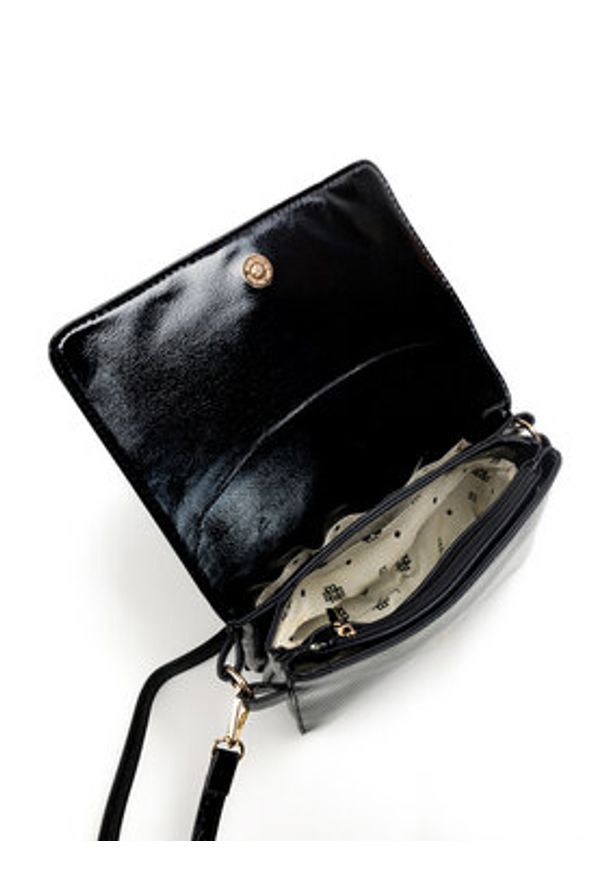 Monnari Torebka TORIMP0-24Z-BAG4641-K020D000 Czarny. Kolor: czarny. Materiał: skórzane