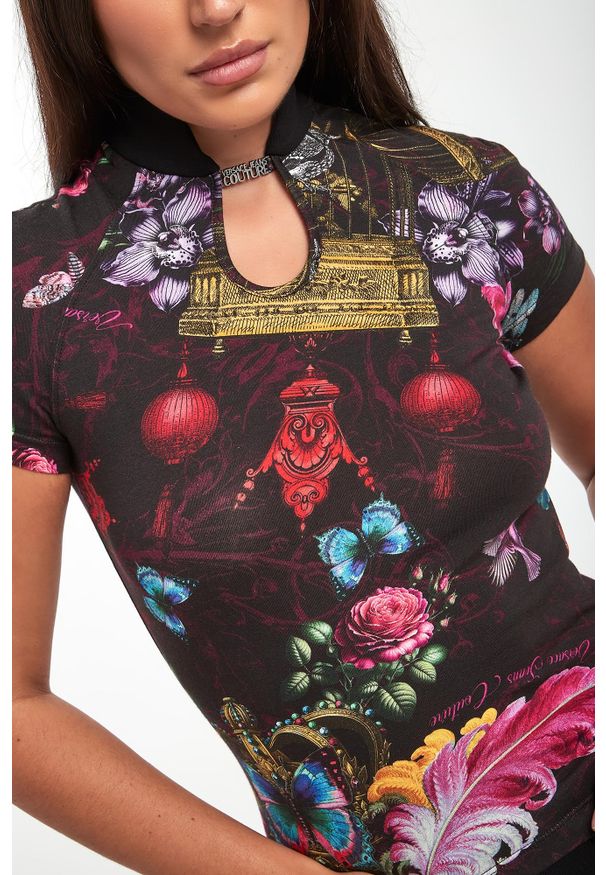 Versace Jeans Couture - T-shirt damski VERSACE JEANS COUTURE