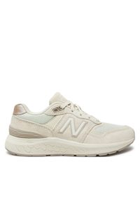 New Balance Sneakersy Walking 880 WW880TB6 Beżowy. Kolor: beżowy. Materiał: zamsz, skóra