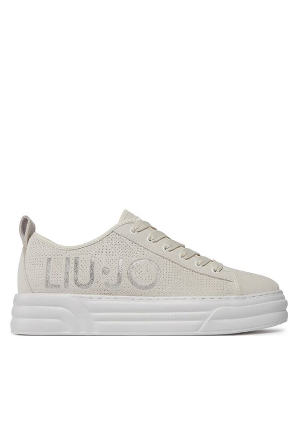 Liu Jo Sneakersy Cleo 26 BA4065 PX373 Beżowy. Kolor: beżowy. Materiał: skóra, zamsz