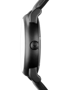 Emporio Armani zegarek AR60012 męski kolor czarny. Kolor: czarny. Materiał: materiał, skóra #4