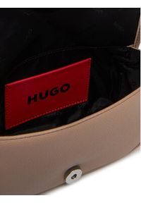 Hugo - HUGO Torebka Bel Crossbody Flap 50541869 Beżowy. Kolor: beżowy. Materiał: skórzane #6