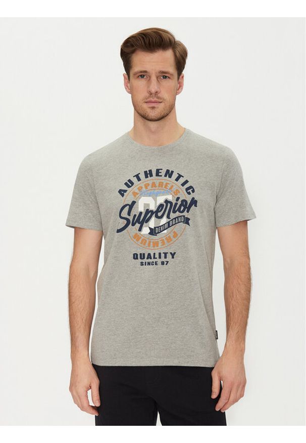 Blend T-Shirt 20717758 Szary Regular Fit. Kolor: szary. Materiał: bawełna