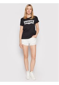 Levi's® T-Shirt The Perfect 17369-0483 Czarny Regular Fit. Kolor: czarny. Materiał: bawełna