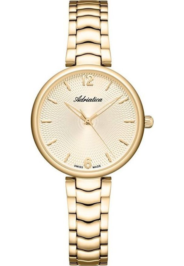 Zegarek Adriatica Zegarek damski Adriatica A3790.1151Q złoty. Kolor: złoty