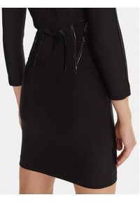 Elisabetta Franchi Sukienka koktajlowa AB-797-57E2-V590 Czarny Slim Fit. Kolor: czarny. Materiał: syntetyk. Styl: wizytowy #3
