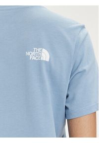 The North Face Koszulka techniczna Foundation Traces NF0A882U Niebieski Regular Fit. Kolor: niebieski. Materiał: bawełna #7