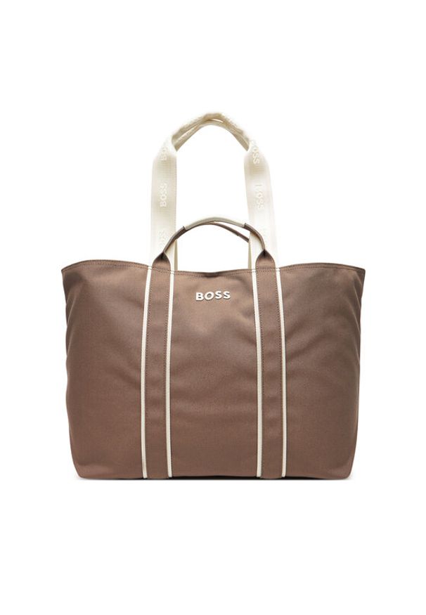 BOSS Torebka Palmah 50546461 Brązowy. Kolor: brązowy
