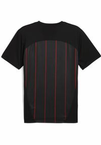 Puma - Męska koszulka przedmeczowa AC Milan PUMA Black For All Time Red. Kolor: czerwony, wielokolorowy, czarny