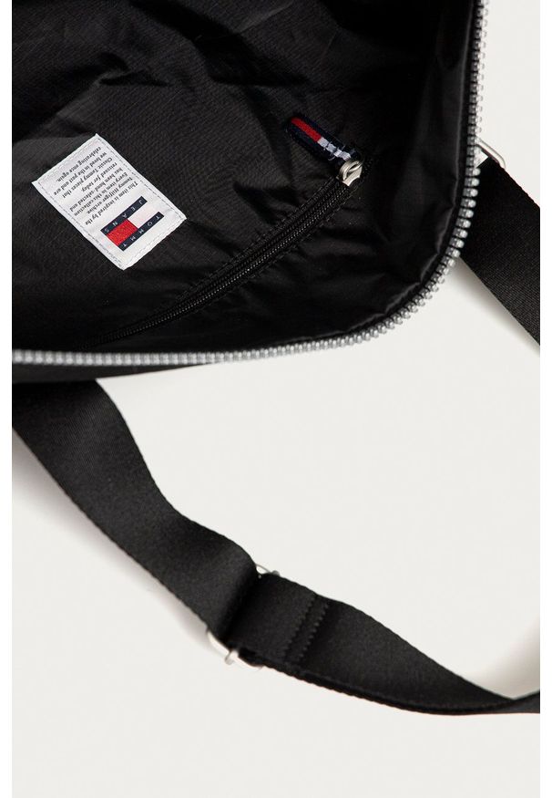 Tommy Jeans - Torba. Kolor: czarny. Materiał: bawełna. Wzór: aplikacja