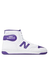 New Balance Sneakersy BB480SCE Biały. Kolor: biały. Materiał: skóra #1