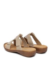 Rieker Klapki CEO-60885-62 Beżowy. Kolor: beżowy. Materiał: skóra #8