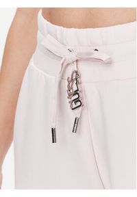 Guess Spodnie dresowe Logo W4RB46 KBYE2 Różowy Regular Fit. Kolor: różowy. Materiał: syntetyk #5
