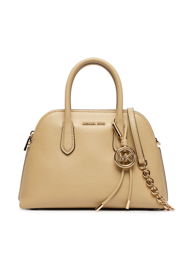 MICHAEL Michael Kors Torebka 30T6GX4S2L Beżowy. Kolor: beżowy. Materiał: skórzane