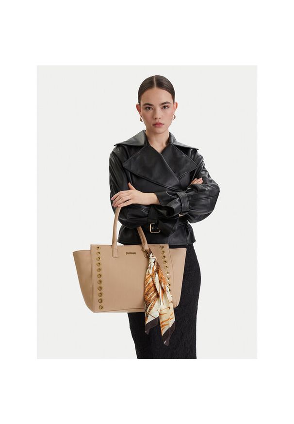 Torebka Just Cavalli. Kolor: brązowy