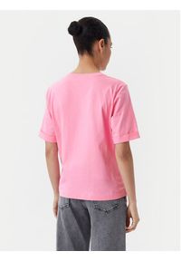 Liu Jo Sport T-Shirt q-roa-35247 Kolorowy Regular Fit. Kolor: różowy. Materiał: bawełna. Wzór: kolorowy. Styl: sportowy #3