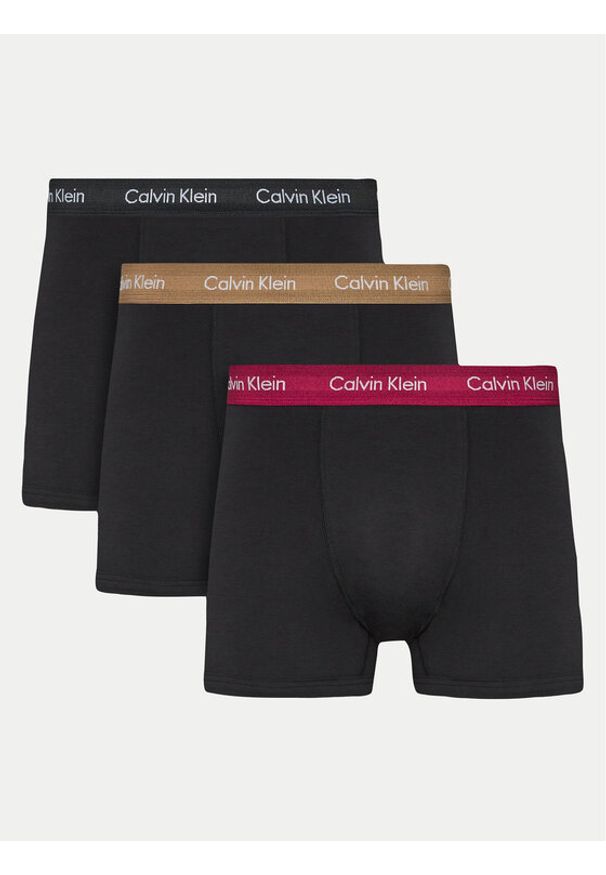 Calvin Klein Underwear Komplet 3 par bokserek 0000U2662G Czarny. Kolor: czarny. Materiał: bawełna