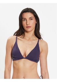 Calvin Klein Swimwear Góra od bikini KW0KW02041 Fioletowy. Kolor: fioletowy. Materiał: syntetyk #1