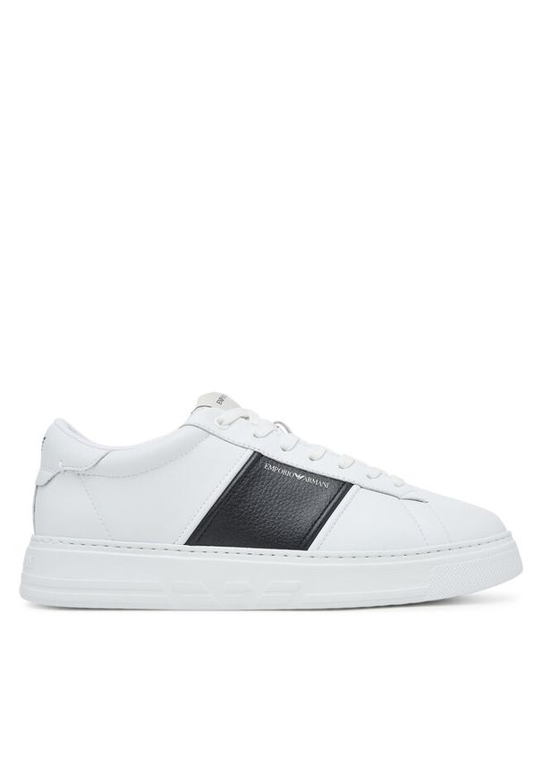 Sneakersy Emporio Armani. Kolor: biały