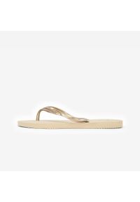 Japonki damskie Havaianas Fantasia. Okazja: na plażę. Kolor: beżowy. Materiał: kauczuk, syntetyk