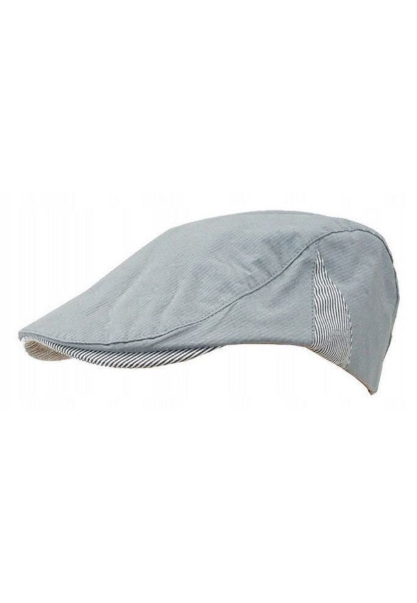 Niebieska czapka Pako Jeans w paski, wakacyjna, na lato