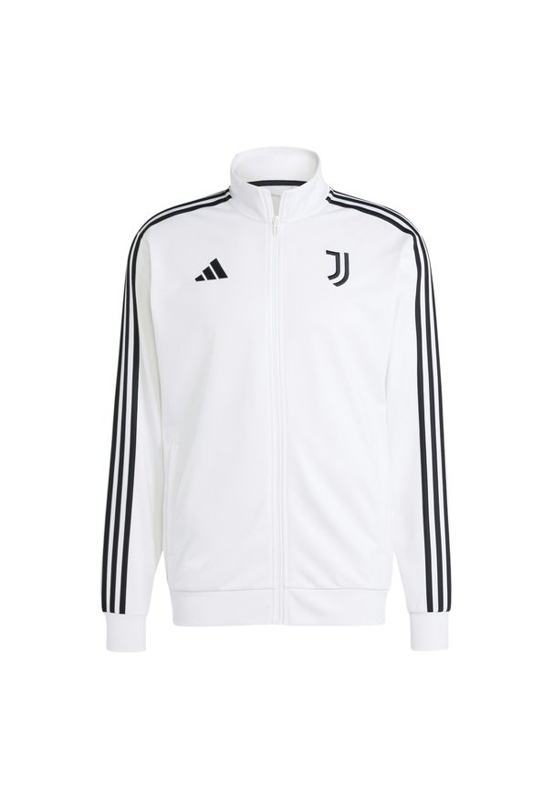 Adidas - Kurtka z dresu Juventus Turin Dna 2024/25. Kolor: biały. Materiał: dresówka. Sport: bieganie