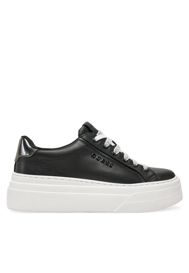 Guess Sneakersy FLJMRI ELE12 Czarny. Kolor: czarny. Materiał: skóra