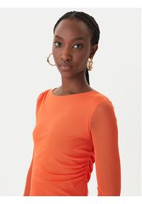 Patrizia Pepe Sukienka koktajlowa 8A1604/J376-R877 Pomarańczowy Regular Fit. Kolor: pomarańczowy. Materiał: syntetyk. Styl: wizytowy #3