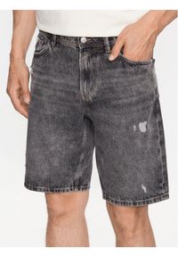 Tom Tailor Denim Szorty jeansowe 1035518 Szary Slim Fit. Kolor: szary. Materiał: bawełna #1