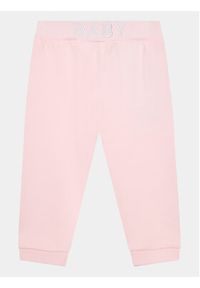 Guess Komplet body i spodnie H3YW19 KA6W4 Różowy Regular Fit. Kolor: różowy. Materiał: bawełna #4