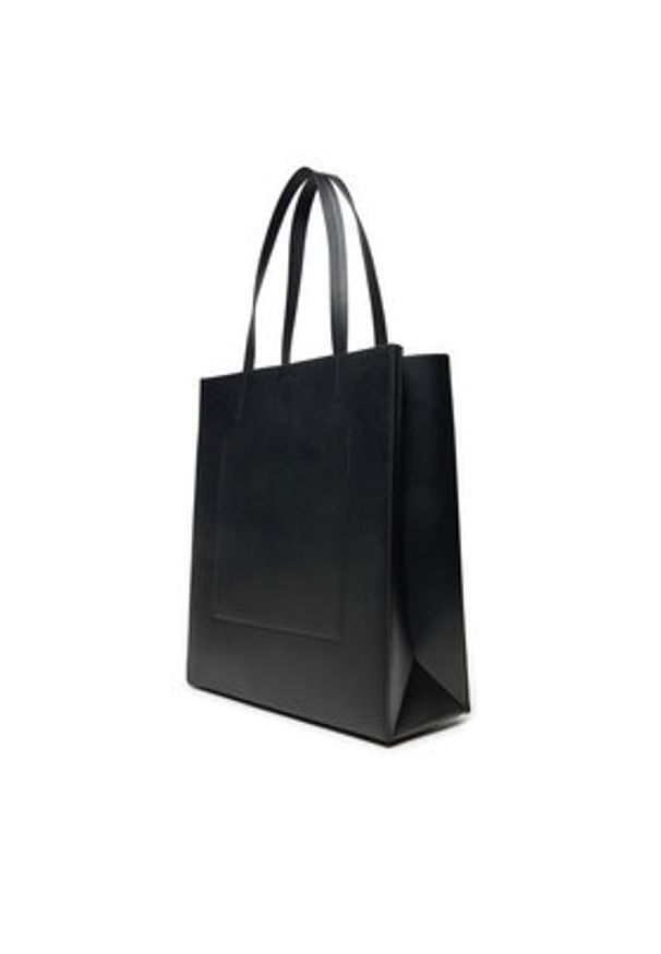 Calvin Klein Torebka Line Lthr Ns Tote 43 LV04F3000G Czarny. Kolor: czarny. Materiał: skórzane