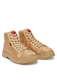 Hugo - HUGO Sneakersy Urian 50541834 Beżowy. Kolor: beżowy. Materiał: materiał #5