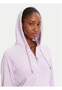 Juicy Couture Bluza Madison JCWA122001 Fioletowy Slim Fit. Kolor: fioletowy. Materiał: syntetyk #5
