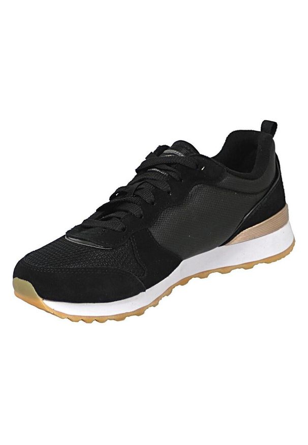 skechers - Buty sportowe Sneakersy damskie, Skechers OG 85. Kolor: czarny. Materiał: syntetyk, tkanina, materiał. Sport: turystyka piesza