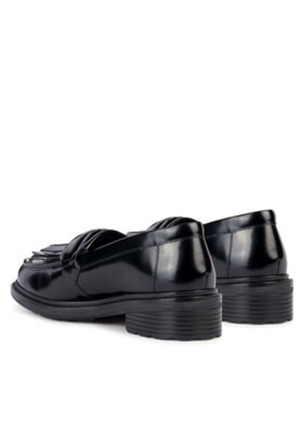 Geox Lordsy D Walk Pleasure D36TGC 00038 C9999 Czarny. Kolor: czarny. Materiał: skóra