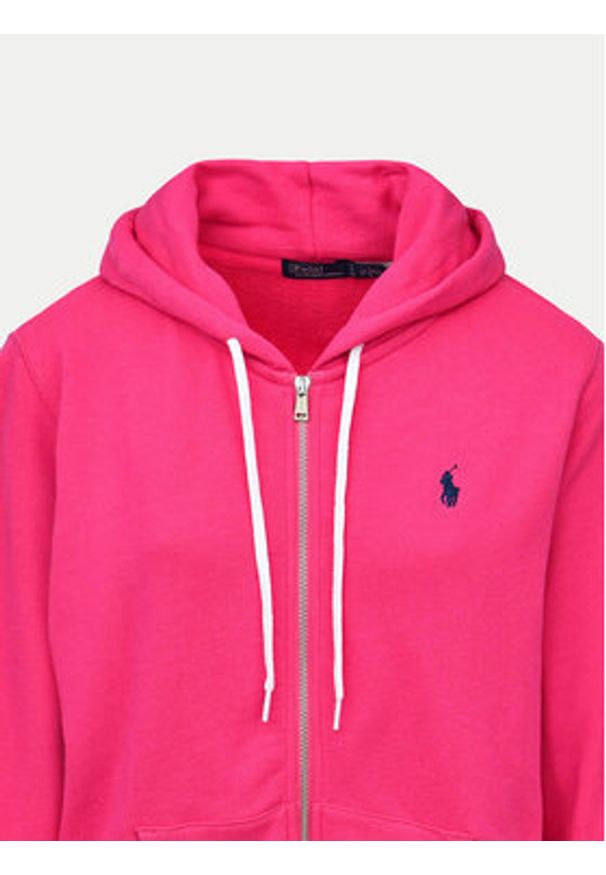 Polo Ralph Lauren Bluza 211935584014 Różowy Regular Fit. Typ kołnierza: polo. Kolor: różowy. Materiał: bawełna