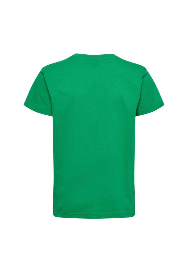 Koszulka dla dzieci Hummel Red Basic. Kolor: zielony. Materiał: bawełna. Długość rękawa: krótki rękaw. Długość: krótkie