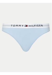 TOMMY HILFIGER - Tommy Hilfiger Stringi UW0UW04146 Niebieski. Kolor: niebieski. Materiał: bawełna #3