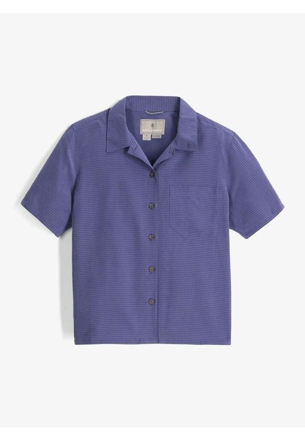 ROYAL ROBBINS - Koszula turystyczna damska Royal Robbins Desert Pucker S/S. Kolor: niebieski