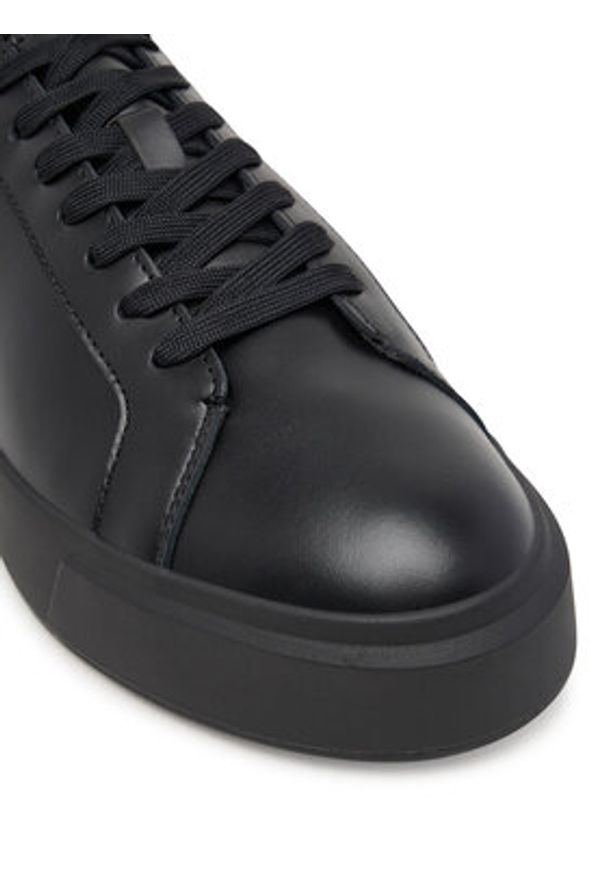 Calvin Klein Sneakersy Basket Cupsole Laceup Lth Ml YM0YM01460 Czarny. Kolor: czarny. Materiał: skóra