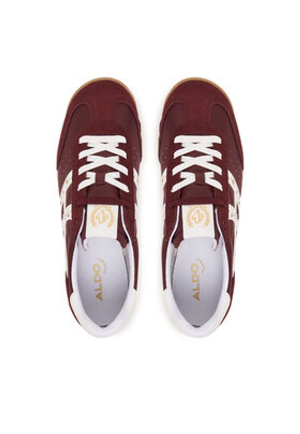 Aldo Sneakersy Stepcount 14139089 Bordowy. Kolor: czerwony. Materiał: materiał