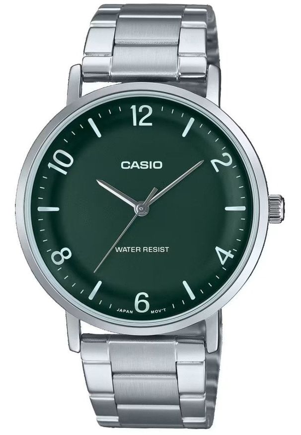 Casio - ZEGAREK MĘSKI CASIO MTP-VT03D-3B + BOX